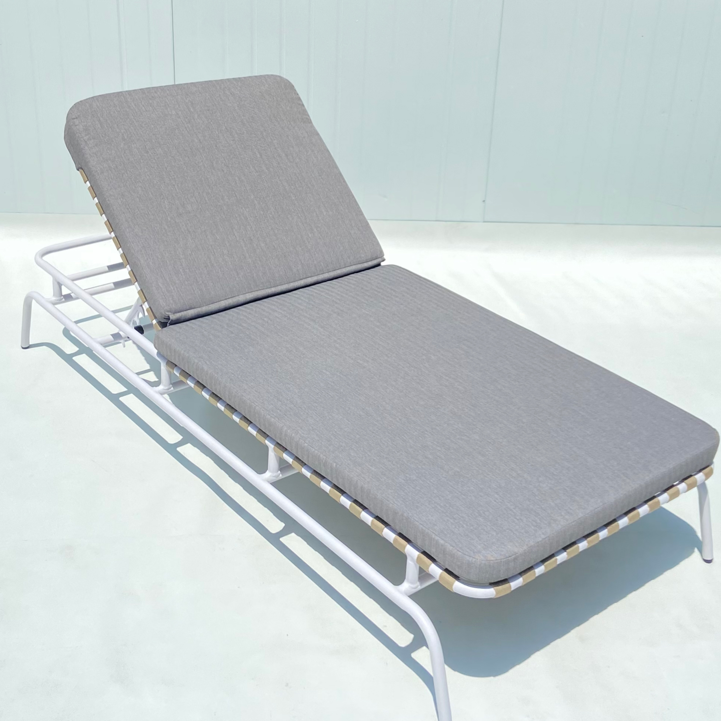 ТЕКСТІЛІНЕ АЛЮЛІМІЙНИЙ РАМНИЙ готель Outdoor Sun Lounger