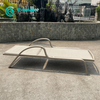 Gal&aacute;nta Allamuigh Sun Lounger Fr&aacute;ma Al&uacute;manam Chaise Lounge Cathaoirleach Leaba Gr&eacute;ine Taobh na Sn&aacute;mha Le Dearadh Armrest Do Patio Saoire &Oacute;st&aacute;in