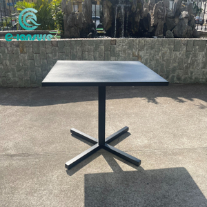 Велепродаја намештаја за трпезаријски сто на отвореном Издржљиви алуминијумски оквир квадратни склопиви сто за кућни ресторан у дворишту