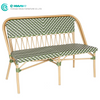 Factory Direct Patio Rotan Meubels Kwaliteit Aluminium Frame Bank Stoel Geweven Rottang Lang Tuin Stoel vir Hotel Balkon Agterplaas