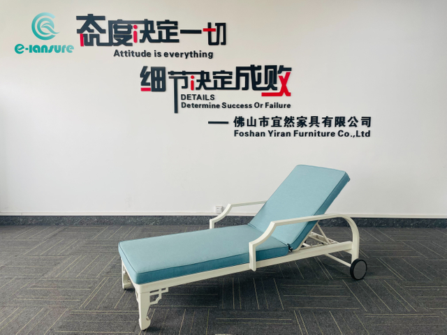 Espregui&ccedil;adeira de sol ao ar livre moderna e elegante estrutura de alum&iacute;nio cama de sol para todos os climas tecido chaise lounge cadeira para jardim p&aacute;tio