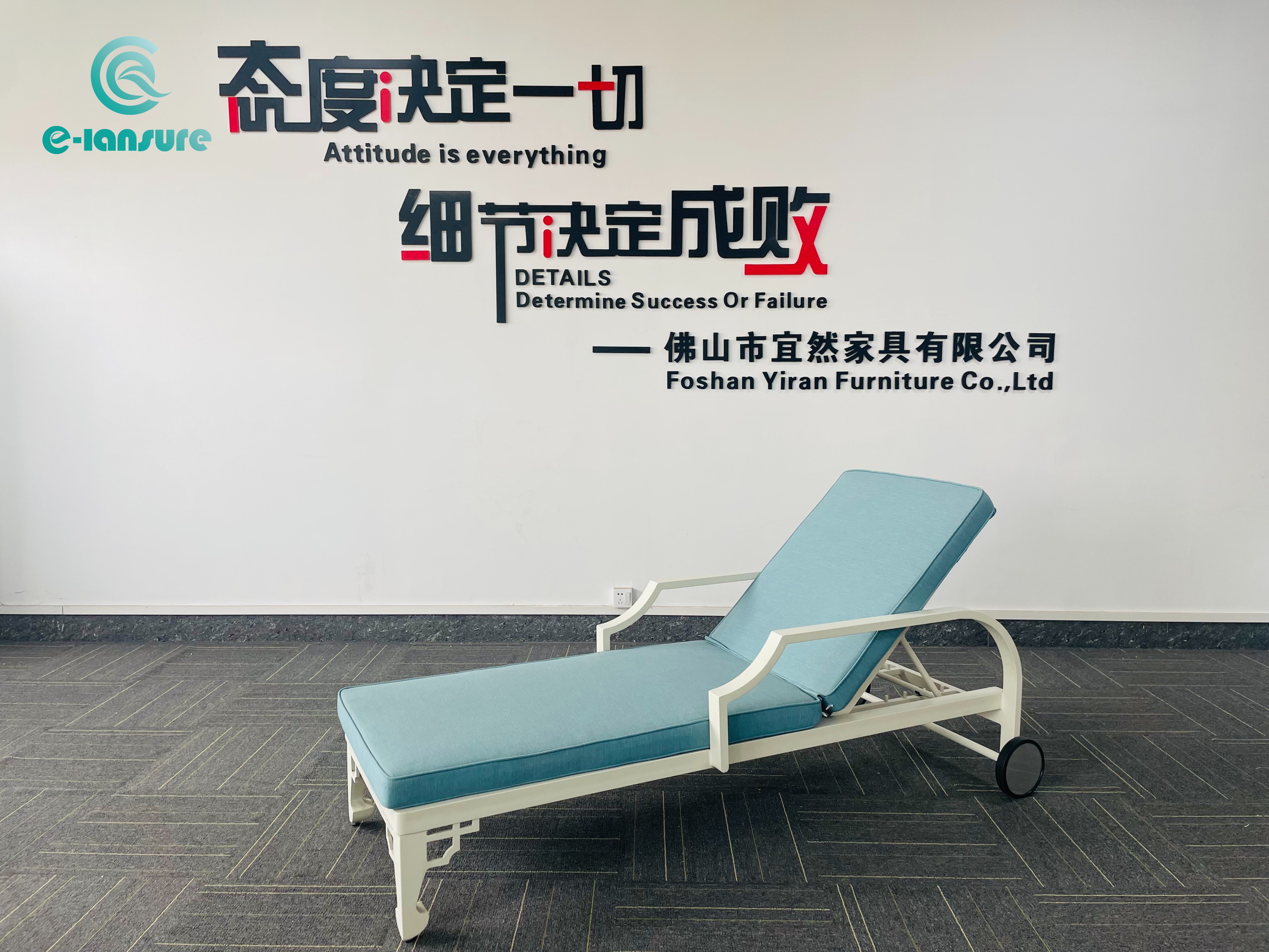 Современный и элегантный уличный шезлонг с алюминиевой рамой, шезлонг, всепогодный тканевый шезлонг для сада во дворе