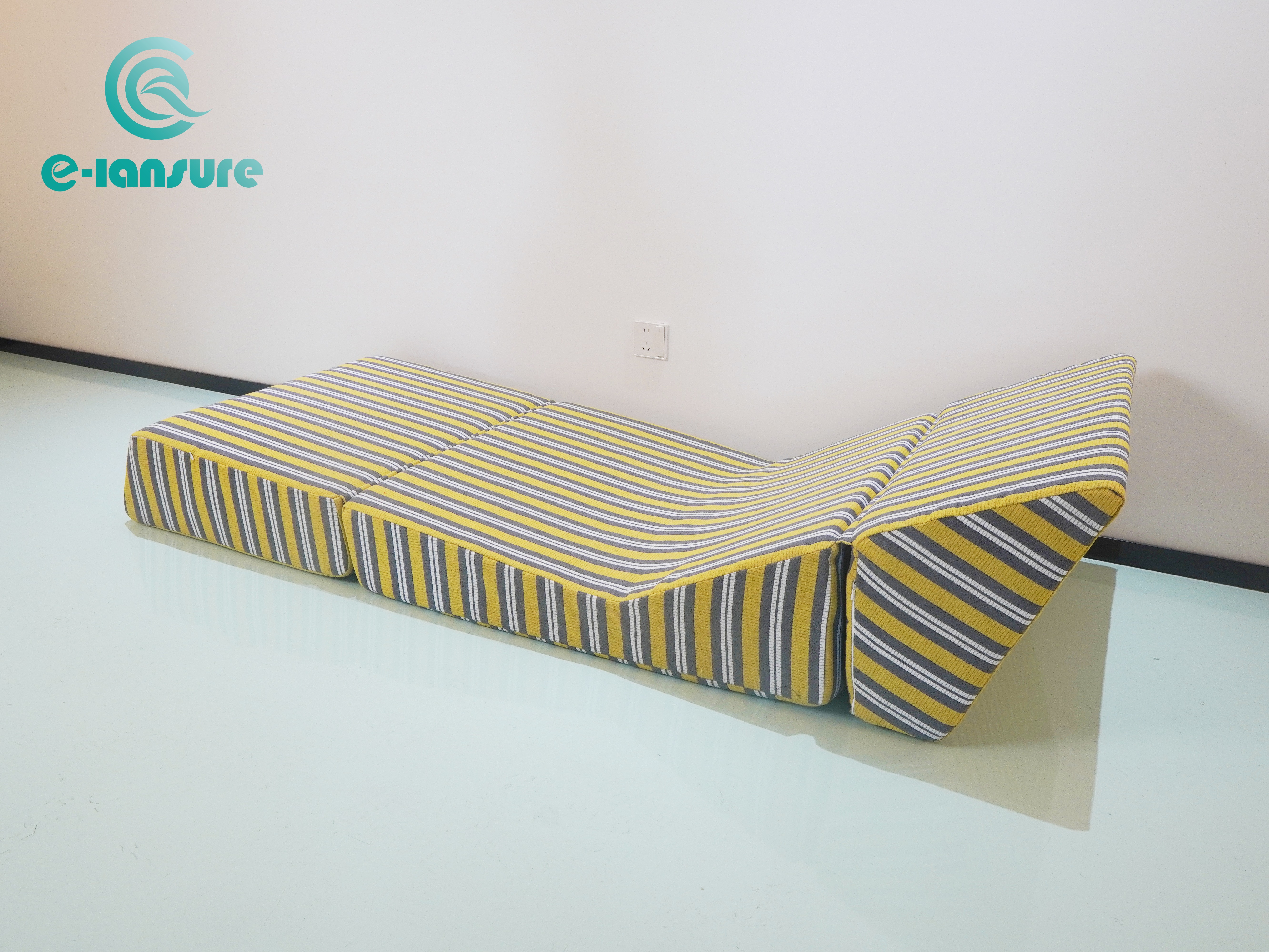 Sofa gấp đa chức năng Giường n&eacute;n ch&acirc;n kh&ocirc;ng Sofa lười Sofa vải thoải m&aacute;i cho kh&aacute;ch sạn gia đ&igrave;nh