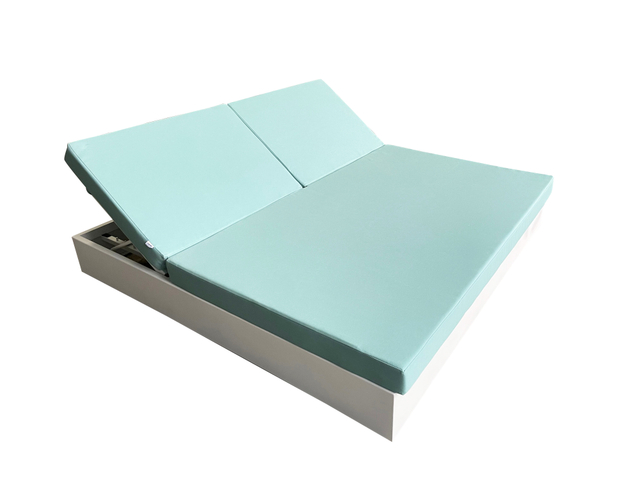 เดย์เบดอะลูมิเนียม 2 ชั้น พร้อมเบาะกันแดด