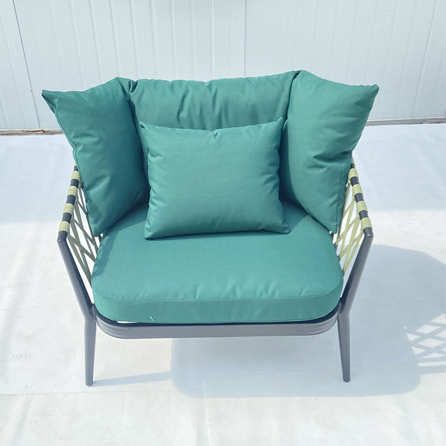 ماڈیولر گارڈن رسی 1+1+2 صوفہ سیٹ