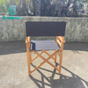 Stijlvol en comfortabel aluminium frame voor buitenklapstoelen met houten afwerking Director Chair voor tuin