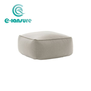 Modernong Wholesale Outdoor Furniture Quality Garden Bean Bag All Weather Square Sofa Cushion Reclining Lounge Chair para sa Labas na Patio