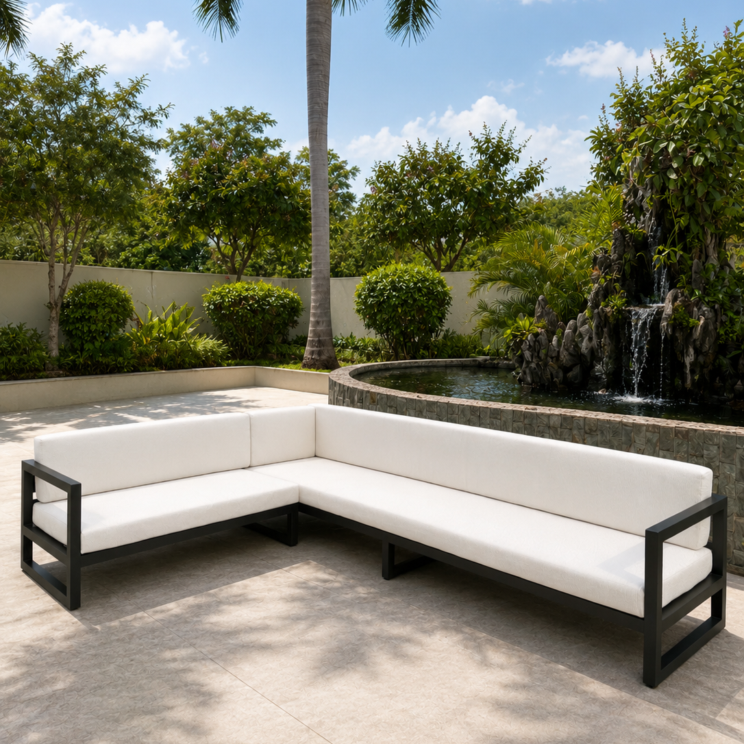 Patio L Shape Sofa pro Viila Courtyard