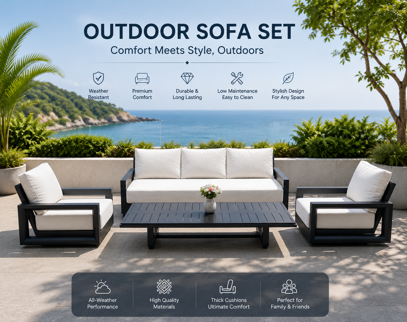 Sofa Aluminium Sofa Furniture Aluminium Sofa Aluminium Sofa Patio Rotatable Sofa
